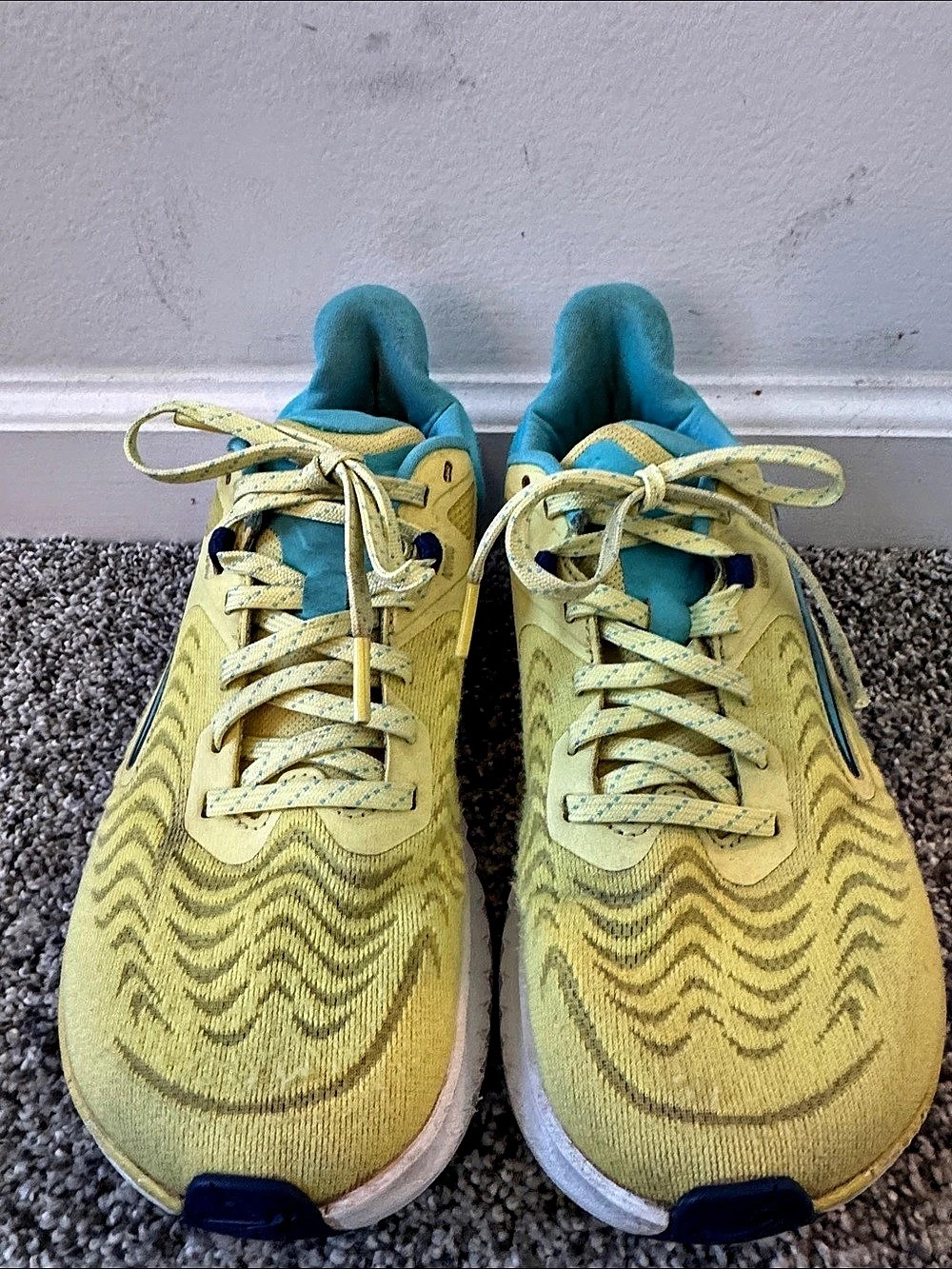 Altra Torin 7 Women's Athletic Shoes Yellow Blue US 6.5